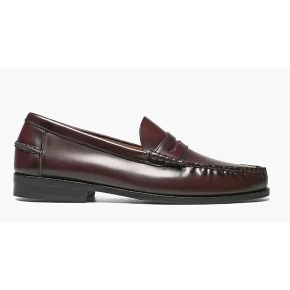 NIB Florsheim Berkley Men's Moc Toe Penny Loafer Burgundy Size 9 $145 [jb] - Picture 2 of 16